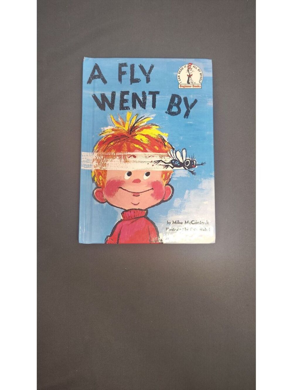 Vintage A Fly Went By Mike McClintock Beginner Books 1958 Hardcover Dr Seuss Era